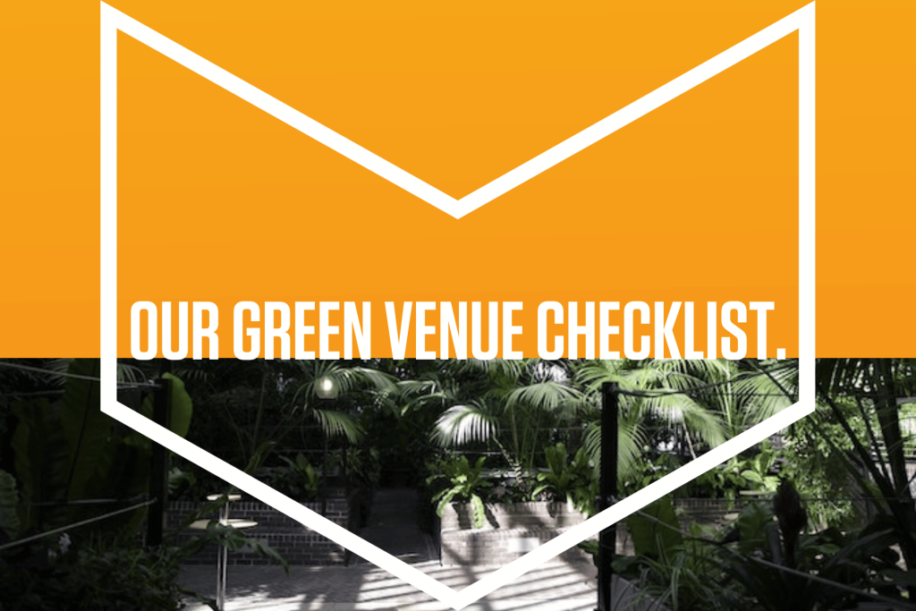 GREEN VENUE CHECKLIST